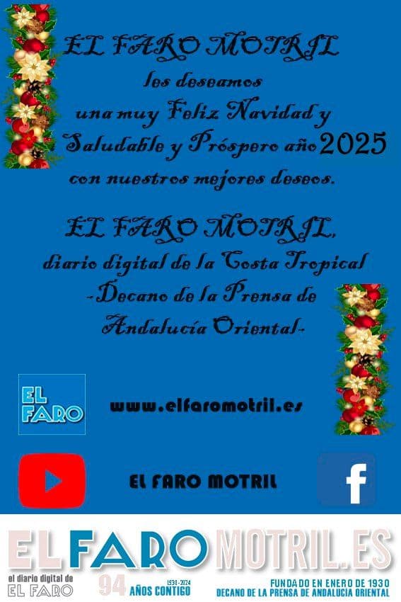 EL FARO MOTRIL LES DESEA FELIZ NAVIDAD 2024-2025