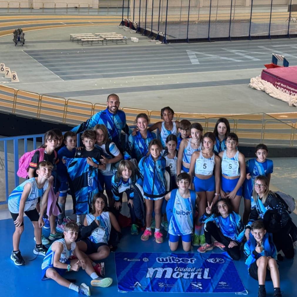 Dos numerosos equipos del CA Wiber Ciudad de Motril, de nuevo presentes en el Campeonato de Andalucía de Clubes Sub12 Short Track