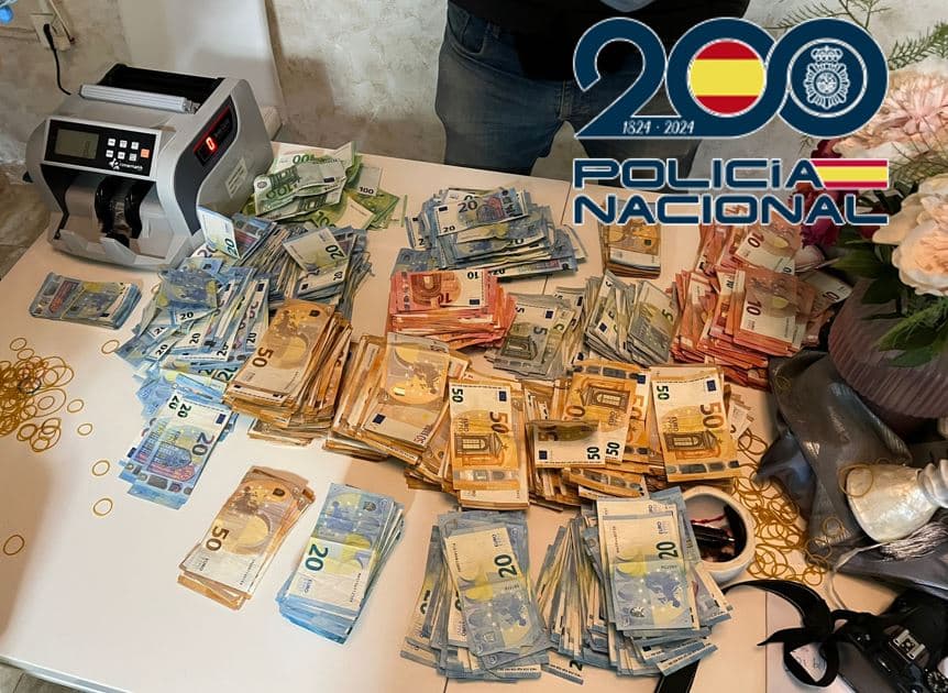 La Policía Nacional desmantela en Baza una organización criminal dedicada al tráfico de drogas y al blanqueo de capitales