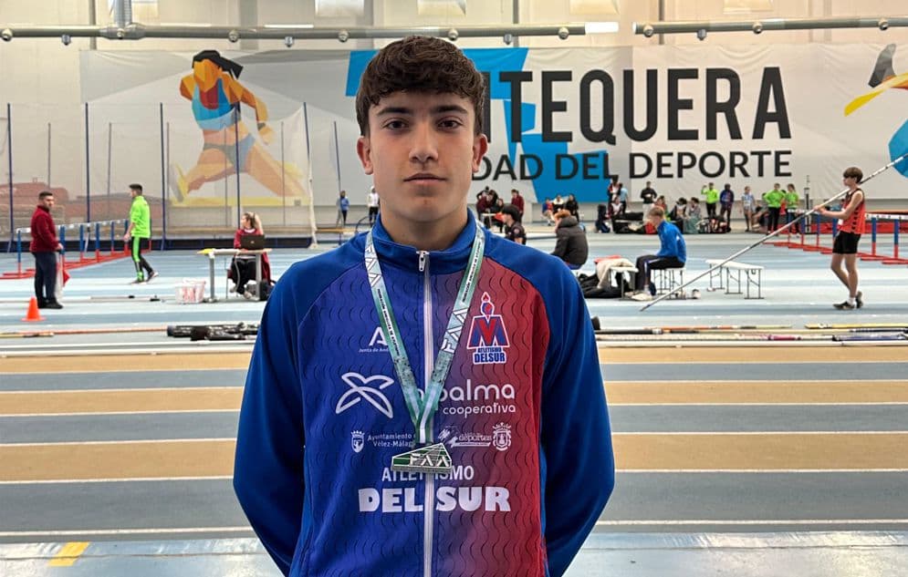 Medalla de Plata en 1.500 para Luis Rodríguez del Club Atletismo Delsur Cooperativa La Palma