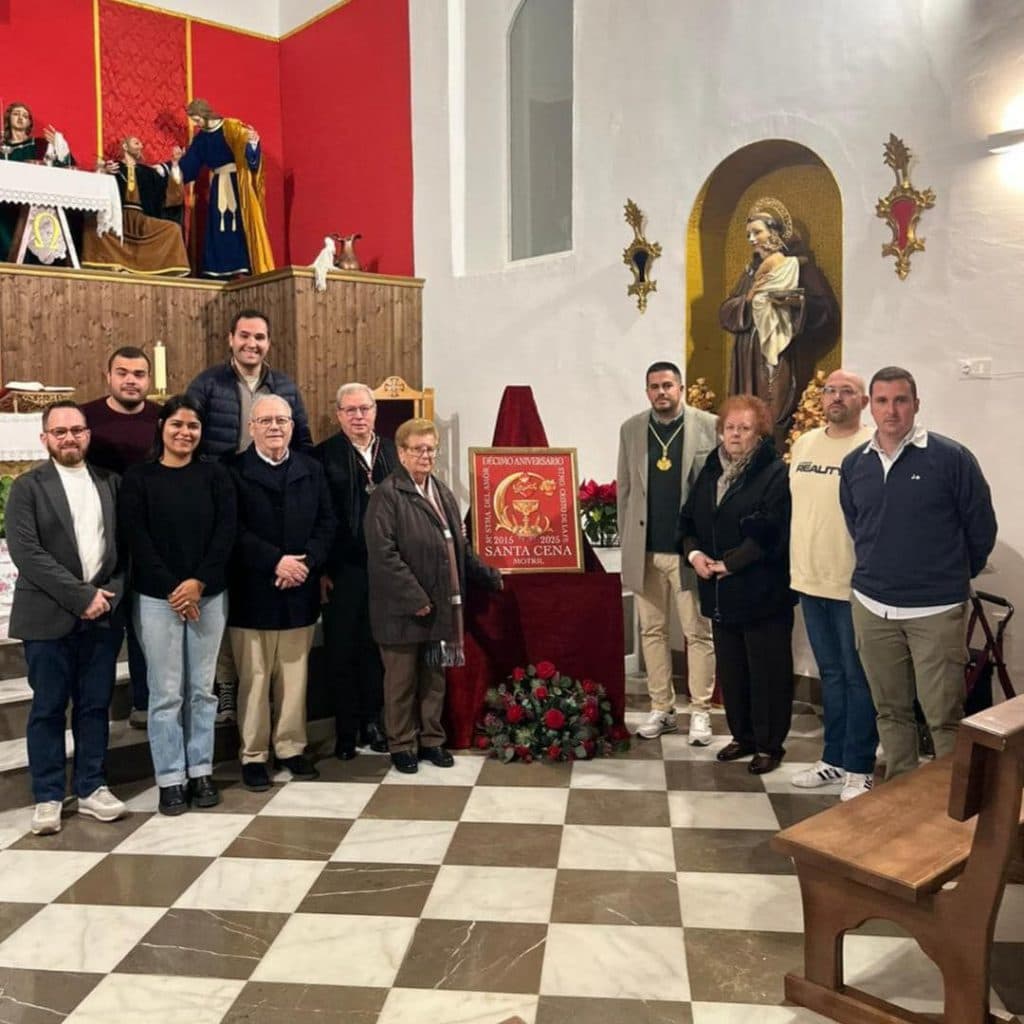 Confirmados los actos del X Aniversario de la Hermandad Sacramental de la Santa Cena y María Santísima el Amor de Motril