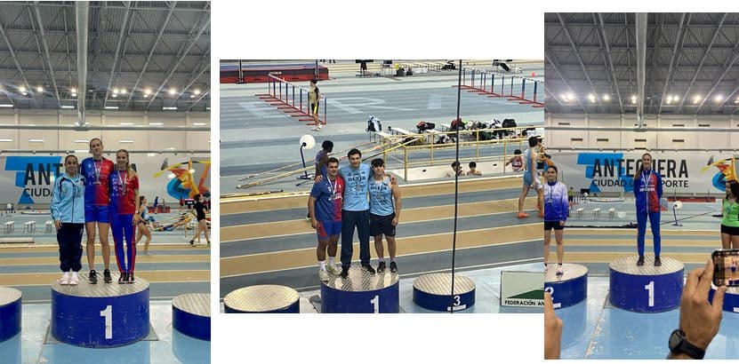 El Club DELSUR Coop. La Palma arrasa en el andaluz Sub20 con seis medallas de oro