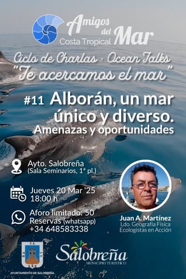 Una conferencia analizará las amenazas y oportunidades del Mar de Alborán