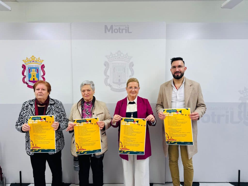Las fiestas del motrileño barrio de San José llegarán el próximo fin de semana