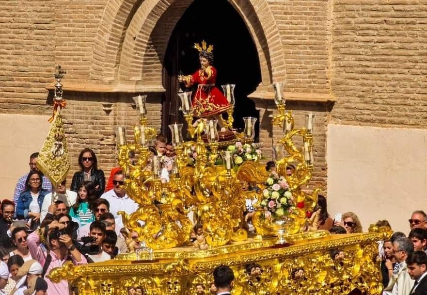 Tras semanas marcadas por la lluvia, la cuadrilla del Dulce Nombre de Jesús de Motril vuelve a los ensayos