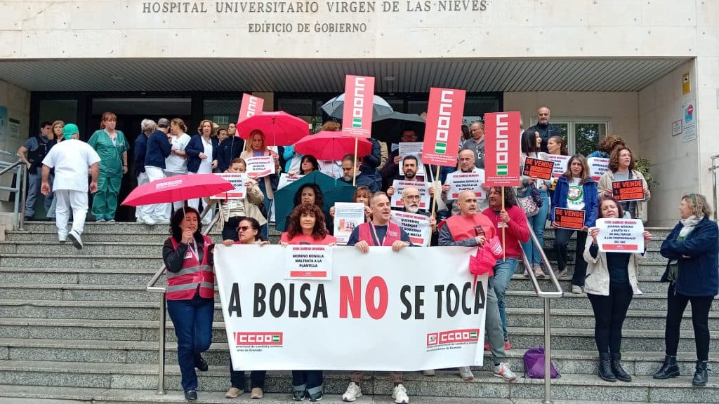 CCOO convoca una nueva movilización para mostrar su rechazo a la subida de las notas de corte en la Bolsa del SAS «que deja fuera a miles de candidatas y candidatos»