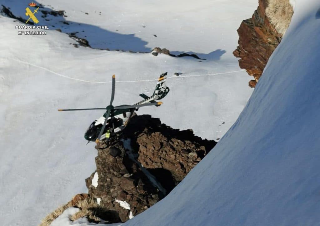 La Guardia Civil rescata a tres montañeros en la zona ‘El Goterón’ en Trevélez