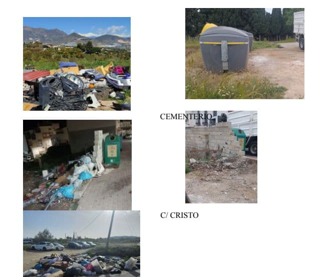 El Ayuntamiento de Salobreña pide colaboración ciudadana ante los vertidos incontrolados de muebles y enseres