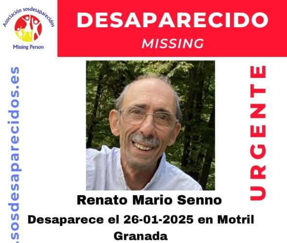 Renato Mario, desaparecido en Motril