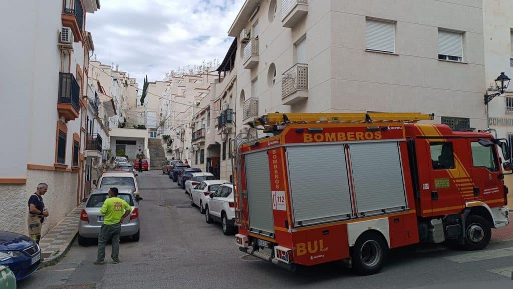 Escape de gas en el barrio El Molino de Salobreña