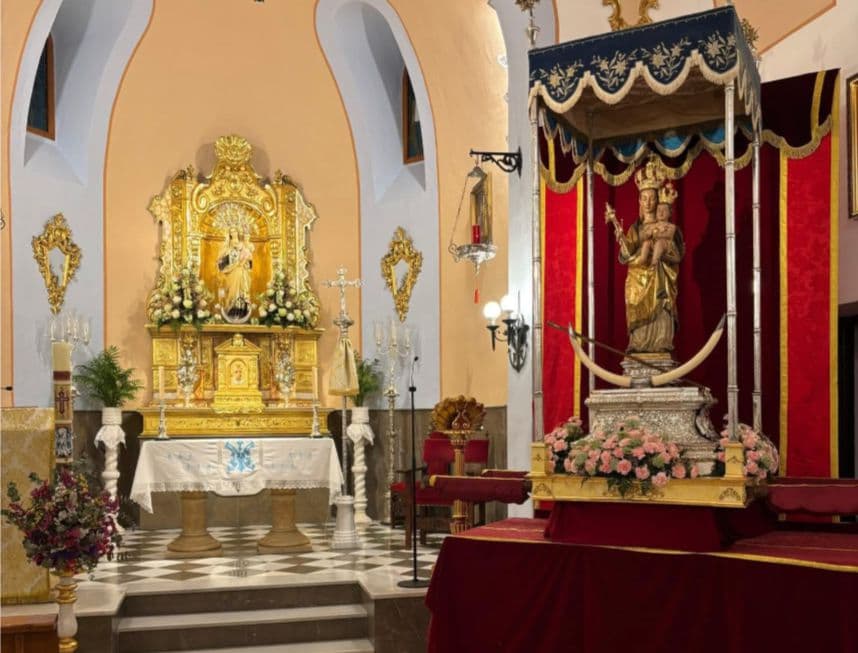 La Patrona de Motril permanecerá en Varadero hasta el próximo sábado 17 de mayo