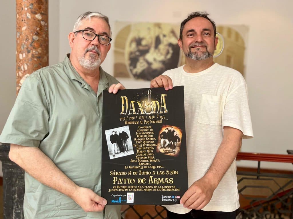 El grupo motrileño Daxoda actuará en el Patio de Armas de la Iglesia de la Encarnación con un homenaje acústico al pop nacional de los 70, 80, 90 y 2000