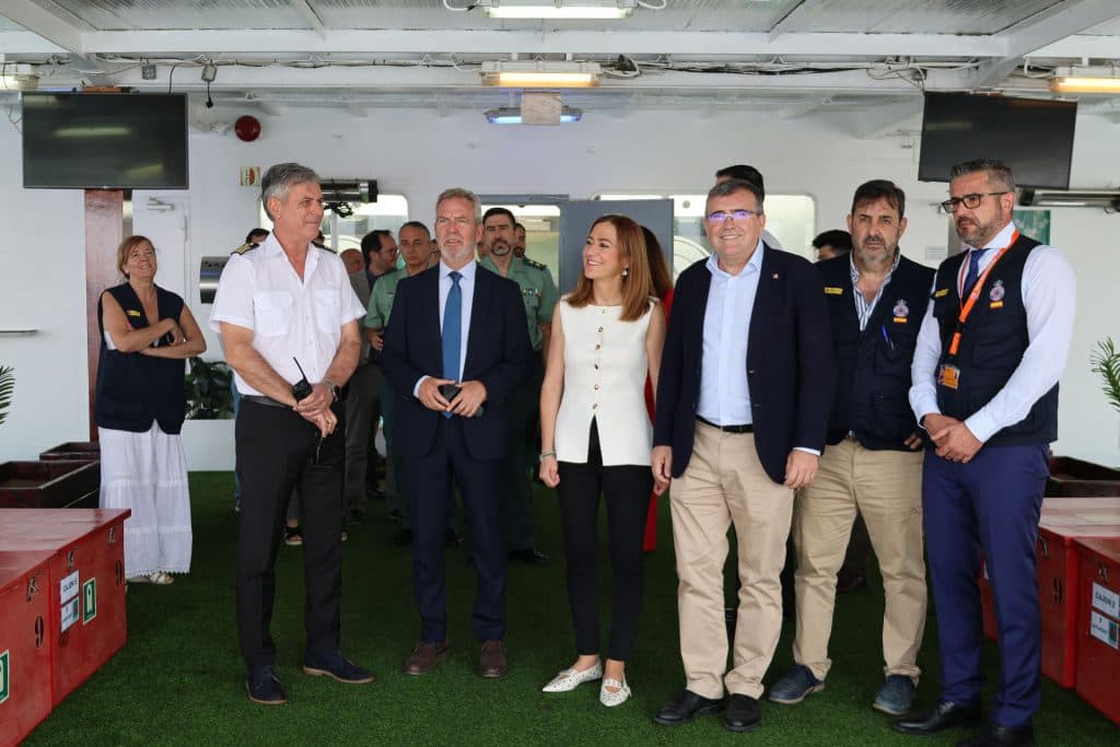 La directora general de Protección Civil y Emergencias resalta la buena coordinación en el Puerto de Motril para afrontar la OPE 2025