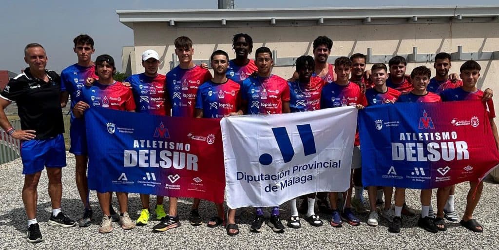 El equipo masculino de atletismo DELSUR – Cooperativa La Palma luchó, pero no pudo conseguir la permanencia