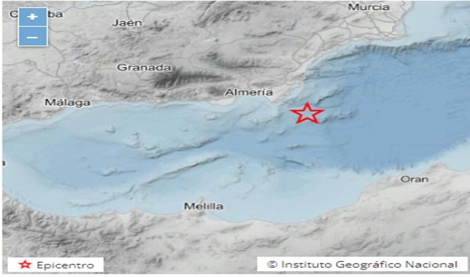 Terremoto en Cabo de Palos que se deja notar en la Costa Tropical y Alpujarra