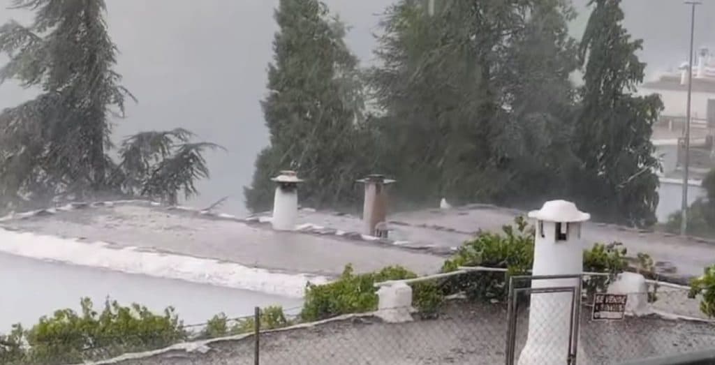 La Alpujarra cierra el puente festivo con un gran aguacero