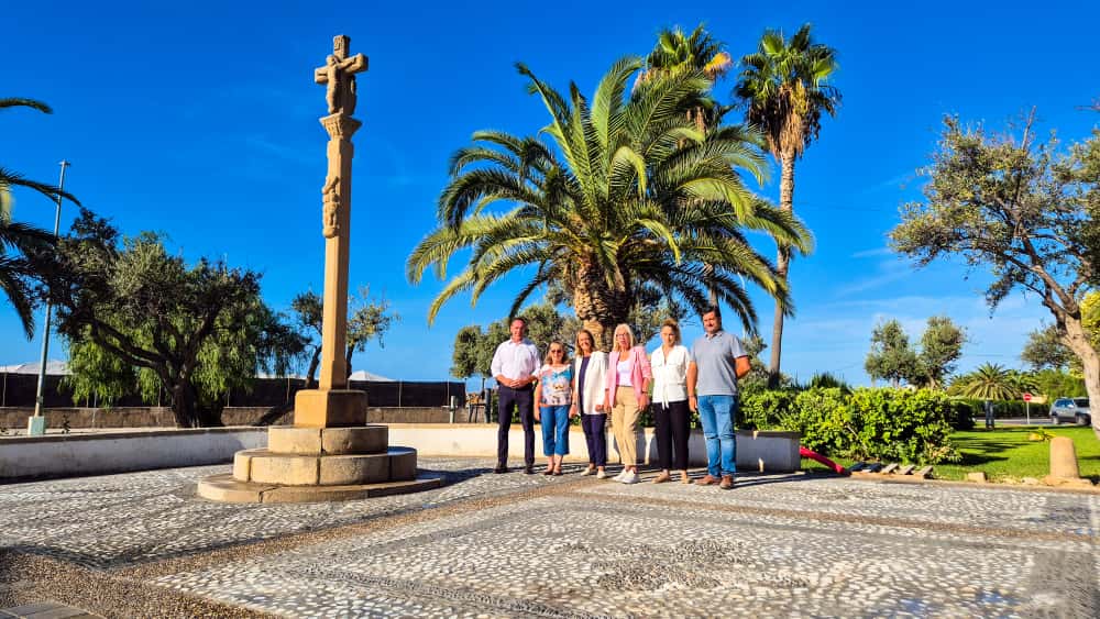 Concluyen las obras de mejora en la Plaza Río Guadalquivir de Puntalón con una inversión de 175.000 euros del PFEA
