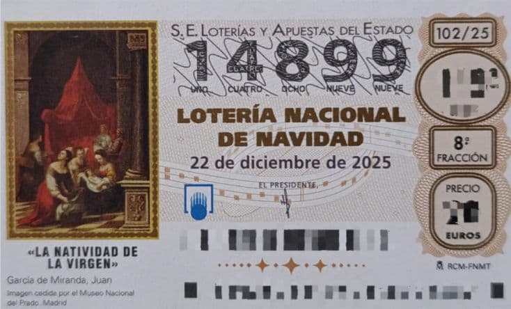 Roban dos series de Lotería de Navidad de la Cofradía Virgen de los Dolores y Santo Sepulcro de Órgiva