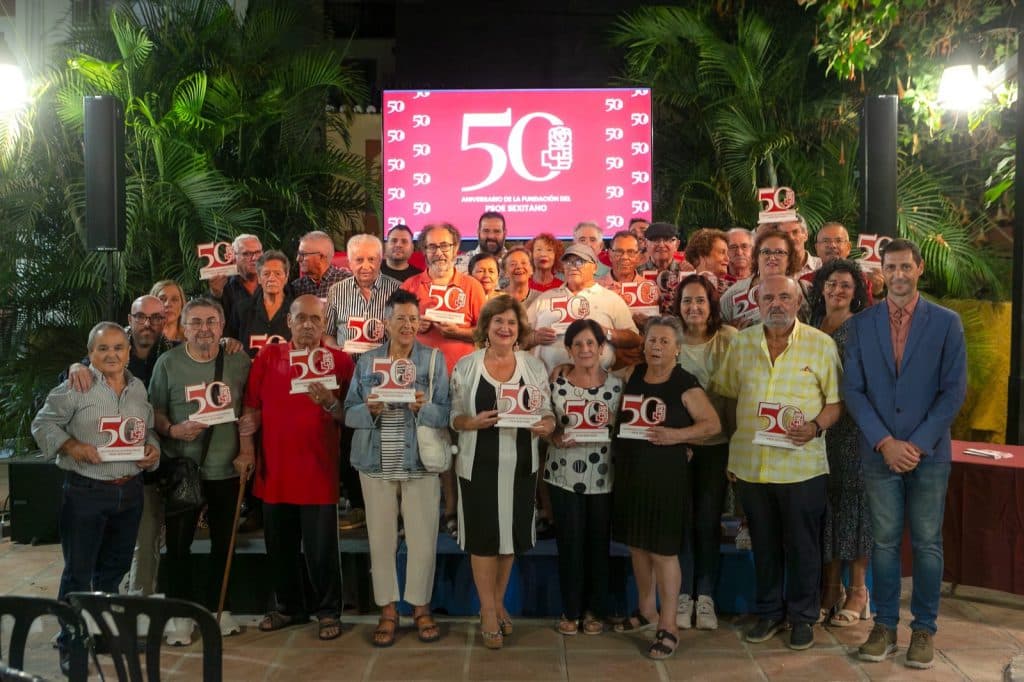 El PSOE de Almuñécar y La Herradura rinde homenaje a su militancia en los actos de conmemoración hacia el 50 aniversario de la Agrupación Local