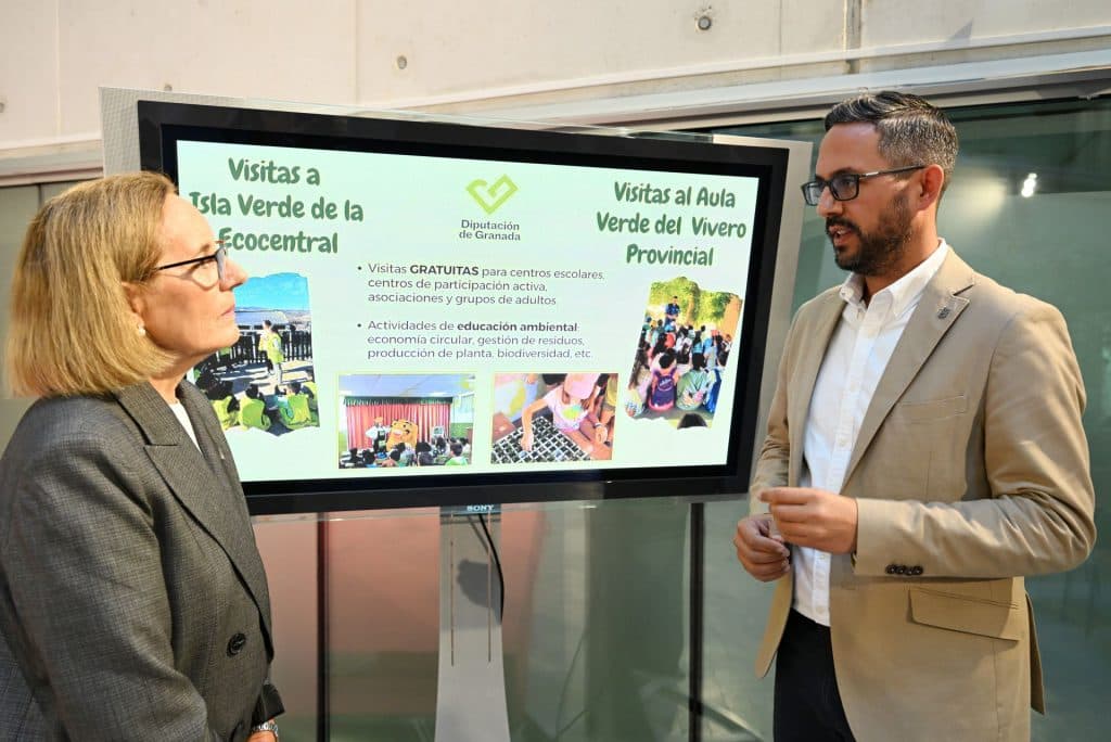 Diputación pone en marcha visitas gratuitas a la Ecocentral Granada y al Vivero Provincial para centros educativos, asociaciones y colectivos de la provincia