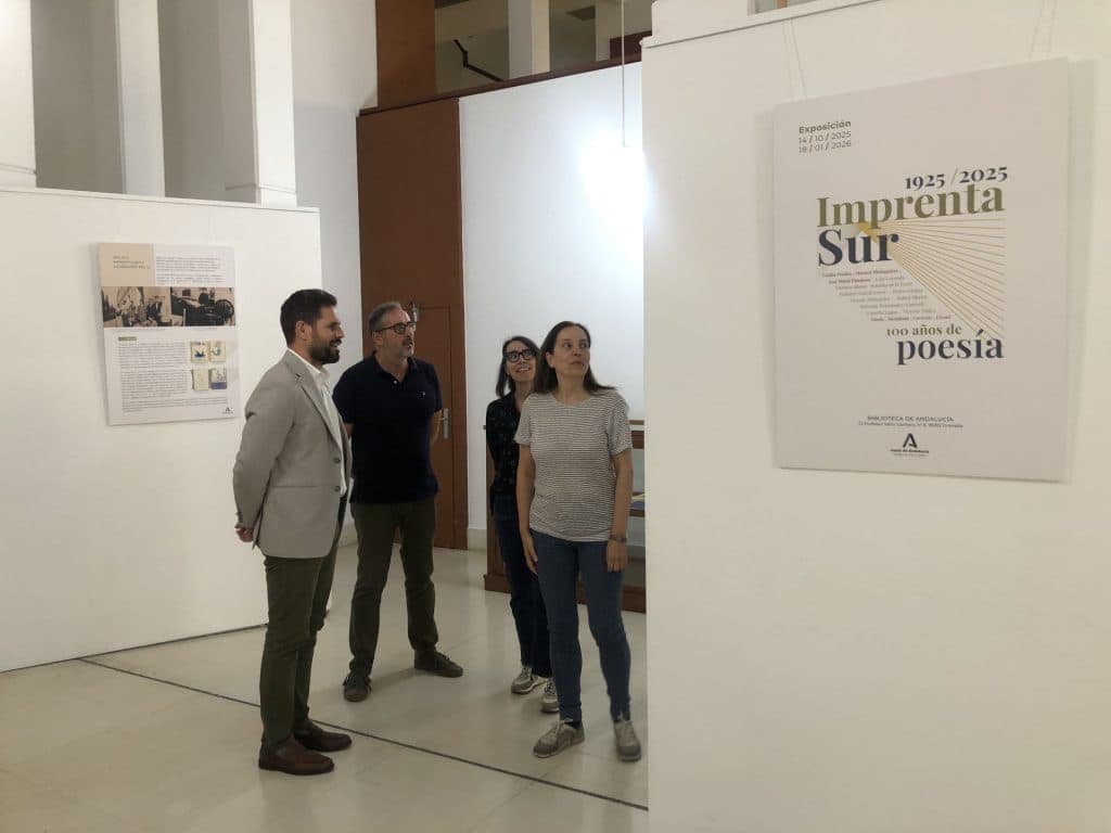 La Biblioteca de Andalucía presenta la exposición ‘1925-2025. Imprenta Sur: 100 años de poesía’, un recorrido histórico por el emblemático taller