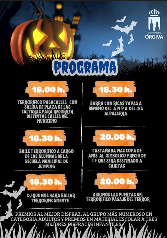 Órgiva se prepara para vivir un Halloween terrorífico lleno de actividades, solidaridad y diversión