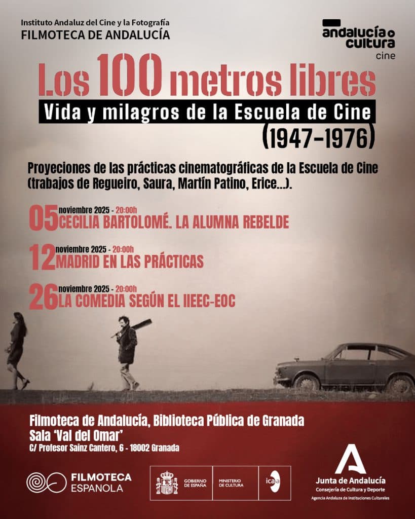 La Filmoteca de Andalucía acoge en su sede de Granada el ciclo ‘Los 100 metros libres’