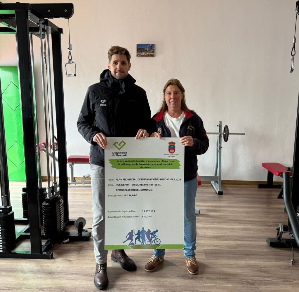 Diputación destina más de 15.500 euros para la remodelación del gimnasio municipal de Juviles