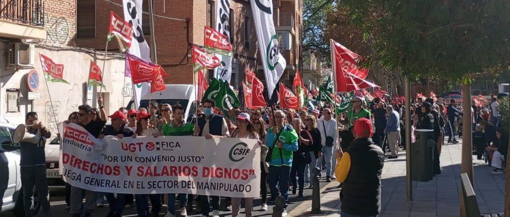 Unas 3.500 personas se manifiestan en Motril en lucha por el Convenio Colectivo provincial del sector del Manipulado
