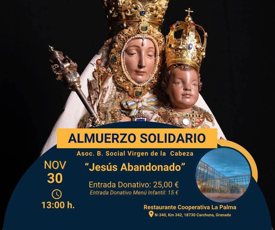 Almuerzo Solidario a beneficio de la Asociación Beneficio Social Jesús Abandonado de Motril