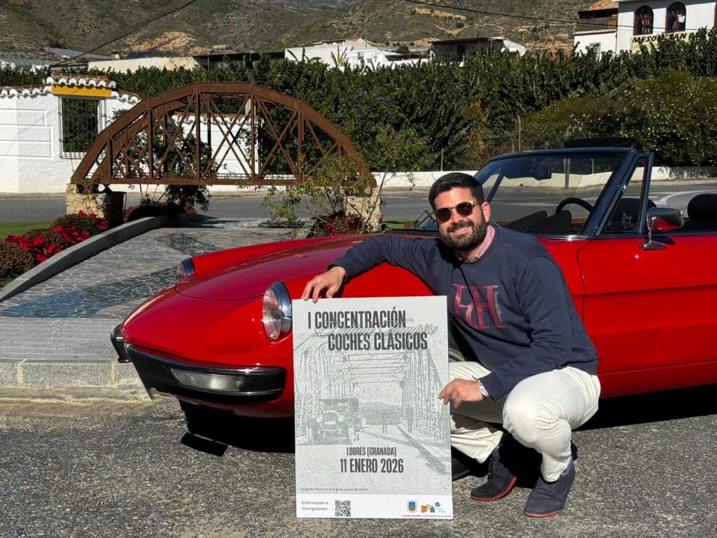 Lobres celebrará este domingo su primera concentración de coches clásicos para promocionar su entorno y atraer a aficionados del motor
