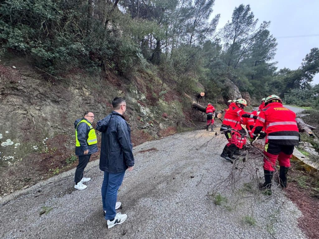 La borrasca ‘Leonardo’ deja ya en Almuñécar 65 litros por metro cuadrado