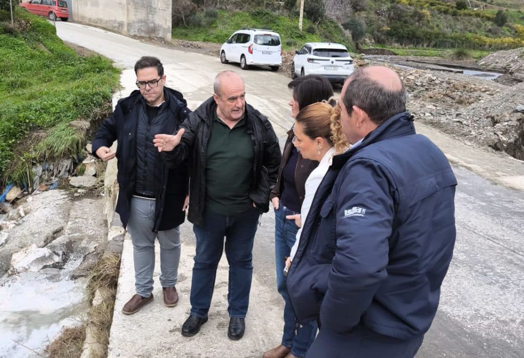 Mancomunidad trabaja para reparar con la máxima rapidez la avería en la conducción de Ítrabo causada por la borrasca Kristin