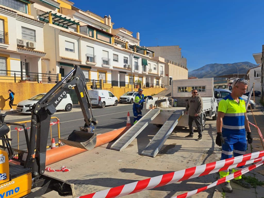Aguas y Servicios de la Costa Tropical Comienza las obras de mejora en el saneamiento en Torrecuevas
