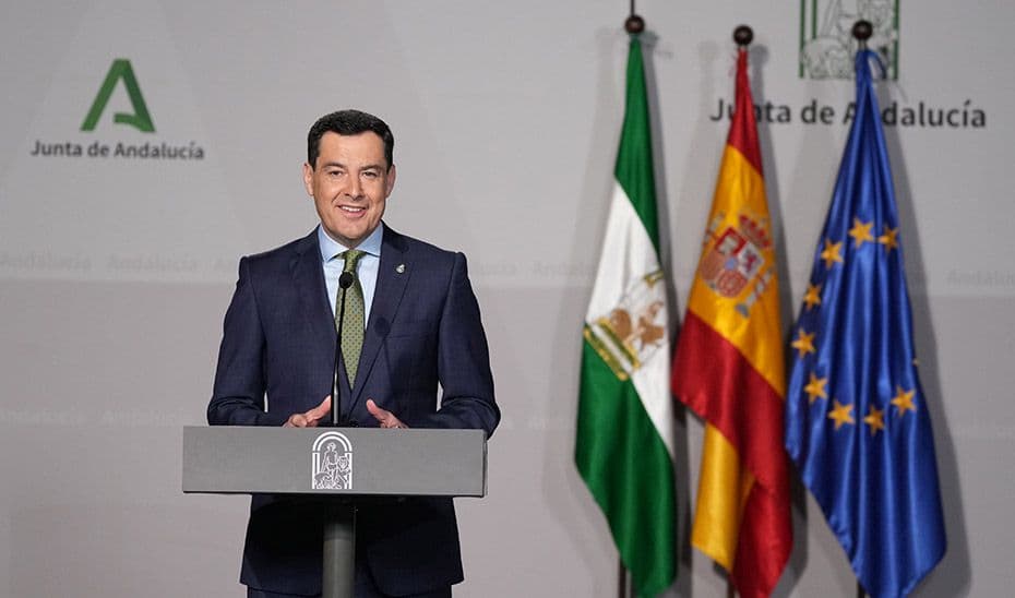 Juanma Moreno convoca elecciones en Andalucía para el próximo 17 de mayo