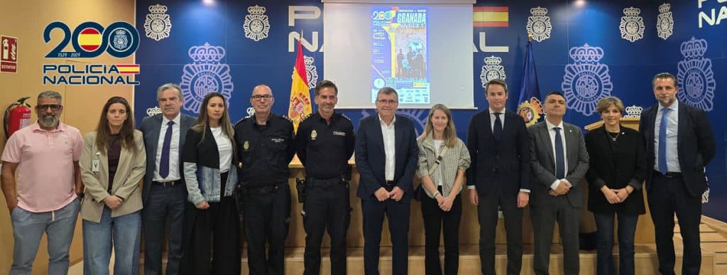 La Policía Nacional presenta en Granada la VII Edición de la carrera solidaria “Ruta 091” con el lema “Corre por la Sonrisa de Elenita”