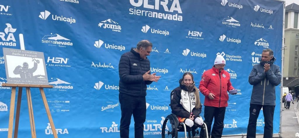 Sierra Nevada pone el nombre de Audrey Pascual a la sala de esquí adaptado de la estación
