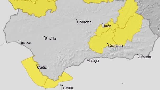 Martes de lluvia en la provincia granadina