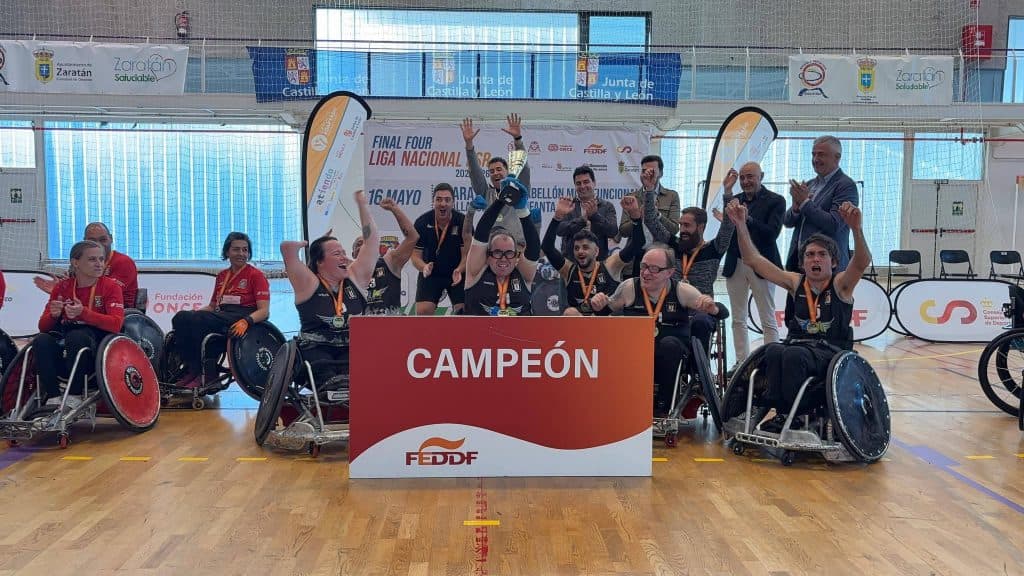 Ganadores de la liga regular de rugby en silla de ruedas