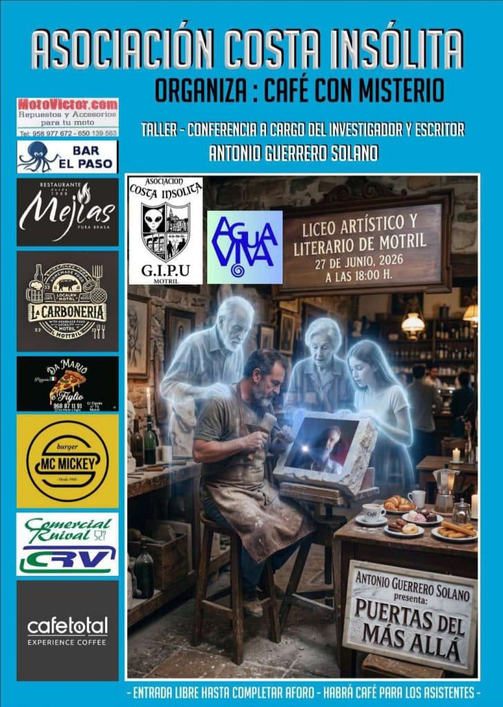 Asociación Costa Insólita presenta el I Ciclo ‘Café con misterio’