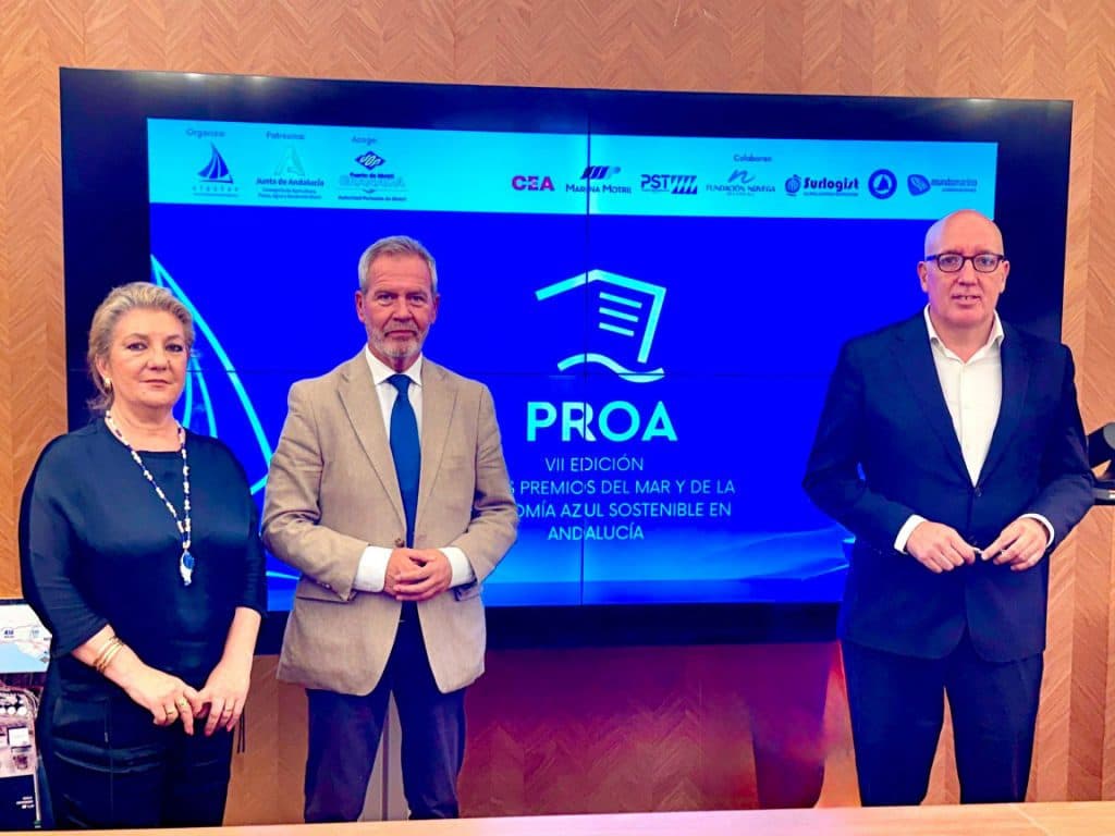 Motril acogerá los VII Premios PROA que reconocen las mejores iniciativas de la Economía Azul y del mar en Andalucía