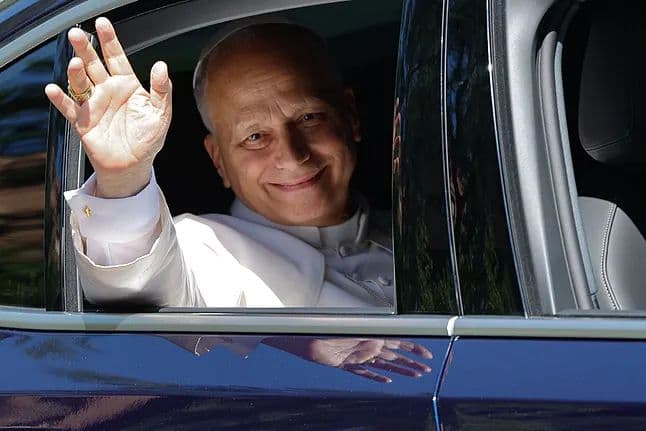 El papa León XIV degusta la quisquilla de Motril en su menú en Madrid