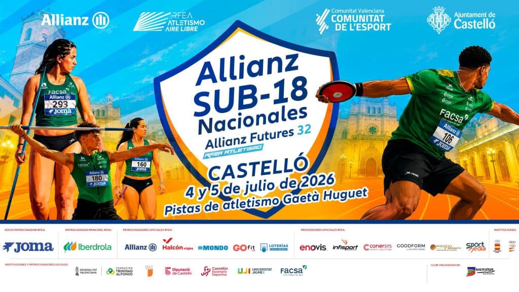 Cuatro atletas del Club Atletismo Delsur Cooperativa La Palma competirán en el Campeonato de España Sub18 al Aire Libre