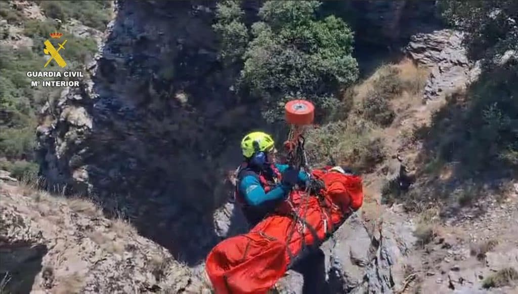 El GREIM y la UAER llevan a cabo tres rescates en Granada durante el pasado fin de semana