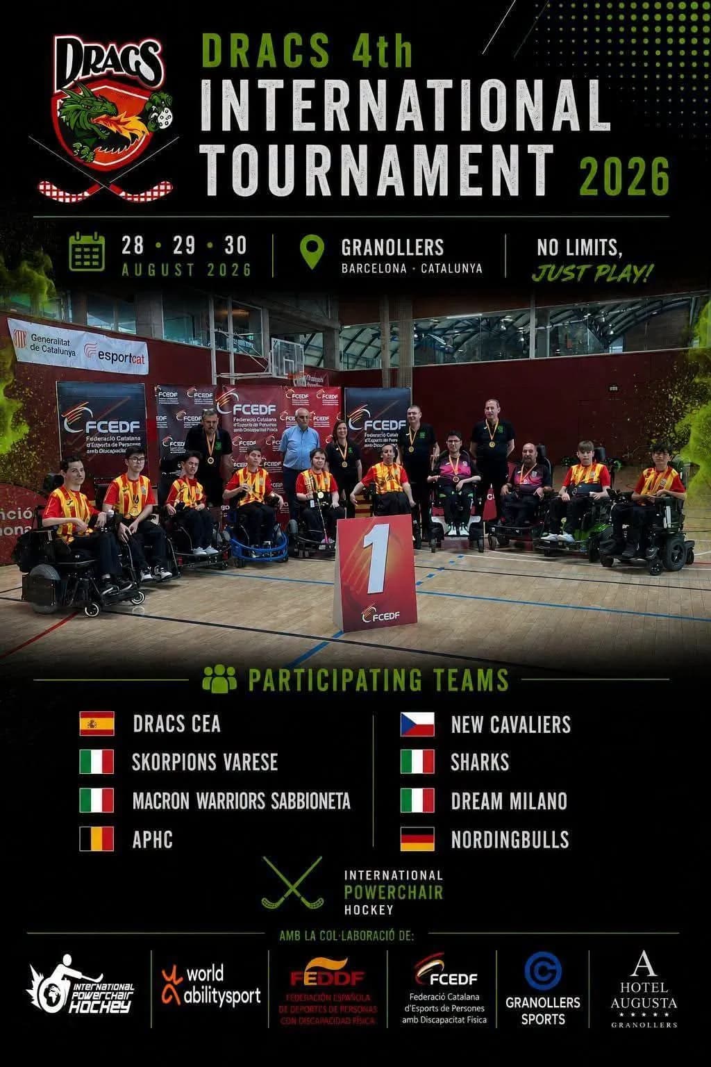 IV Torneo Internacional Dracs de hockey en silla de ruedas eléctrica