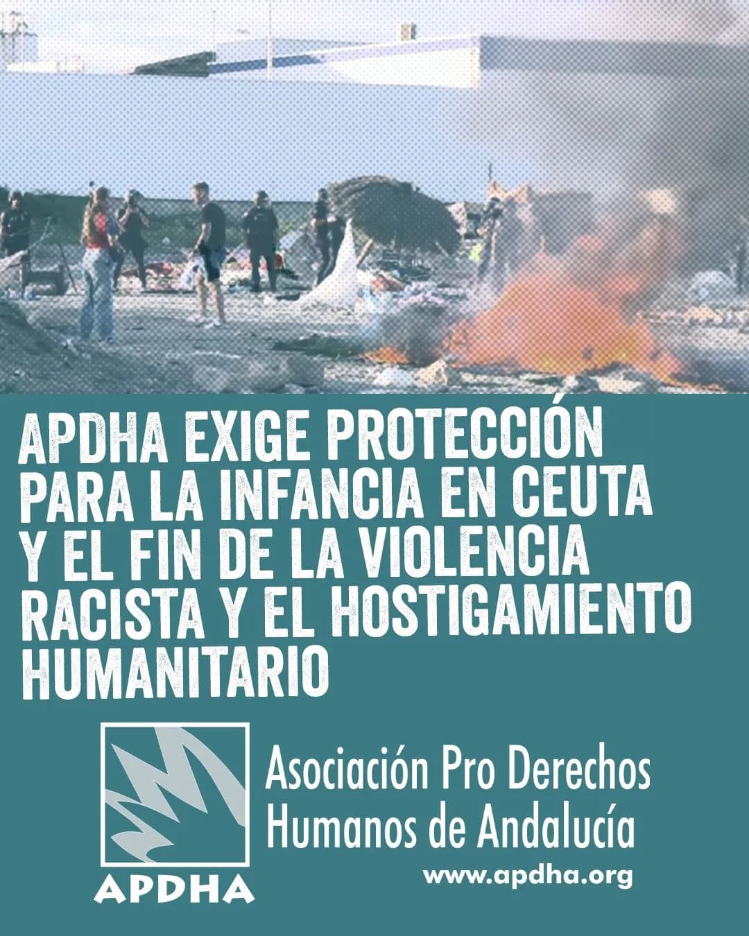 APDHA exige protección inmediata para la infancia en Ceuta y el fin de la violencia racista y el hostigamiento humanitario