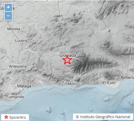 Los Ogíjares registra un nuevo terremoto de magnitud 2,9