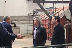 Pedro Vaquero visita las instalaciones de la Fábrica de La Caleta