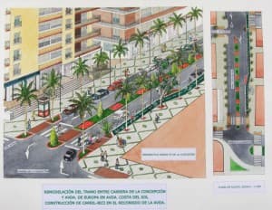 ALMUÑÉCAR: El Partido Popular presenta la remodelación del tramo de la Carrera y Avda. Europa