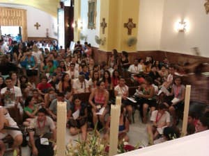 Peregrinos de la JMJ en Motril